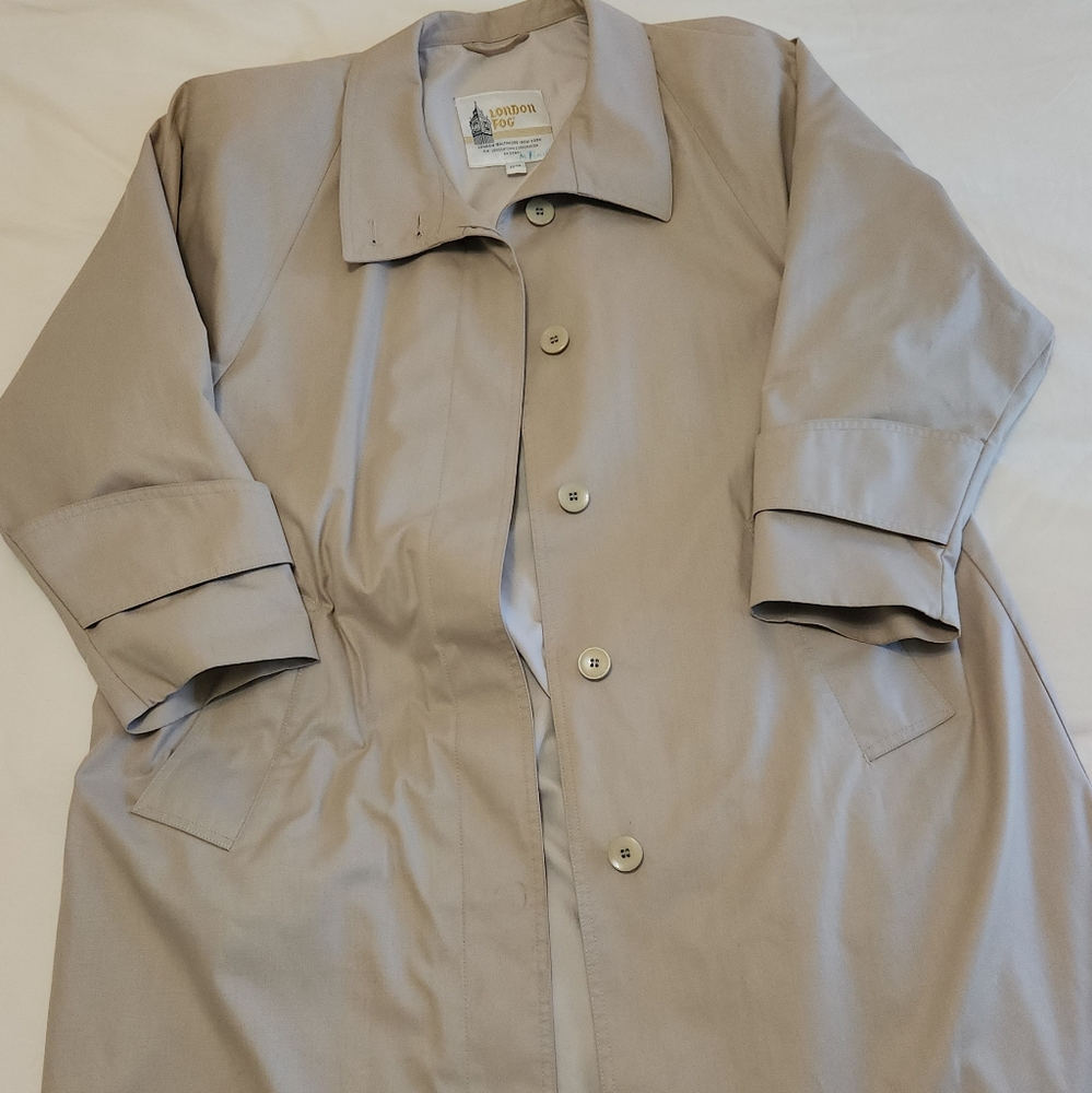 Long London fog jacket